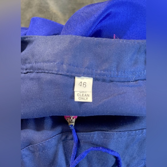 Salwar Indian outfit, Size 46/ possibly a 14-16 size, blue and pink - Picture 5 of 5